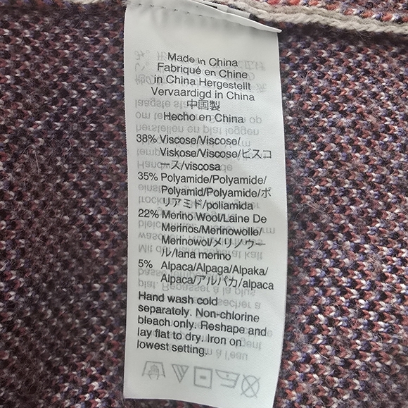 Madewell Cream Sweater with Red and Blue Cherry Design - Picture 6 of 6